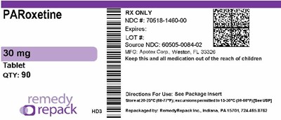 Paroxetine 30mg 70518 1460 00